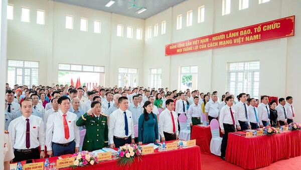 ĐẠI HỘI ĐẠI BIỂU ĐẢNG BỘ XÃ HƯNG VŨ LẦN THỨ I, NHIỆM KỲ 2025-2030 THÀNH CÔNG TỐT ĐẸP